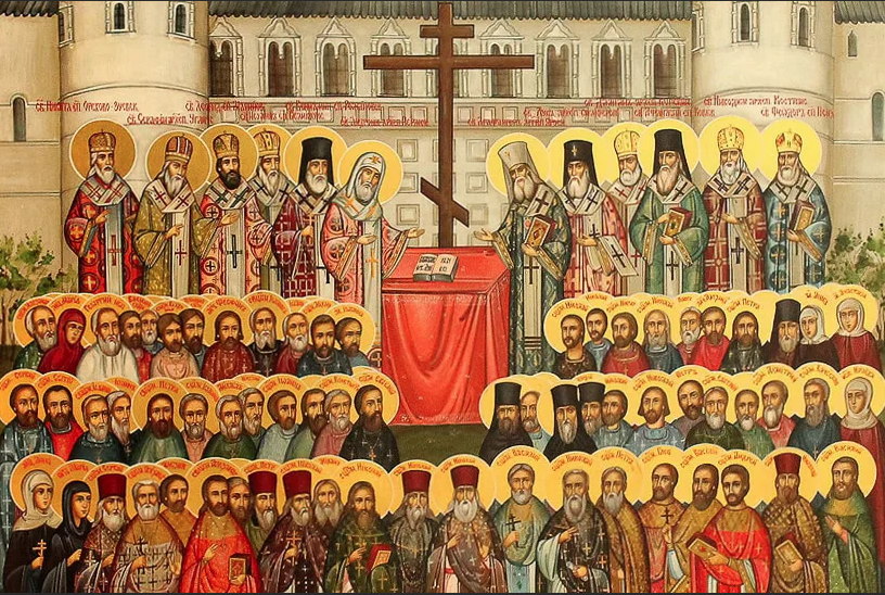 Кому являются святые. Икона собора святых новомучеников Ярославский.