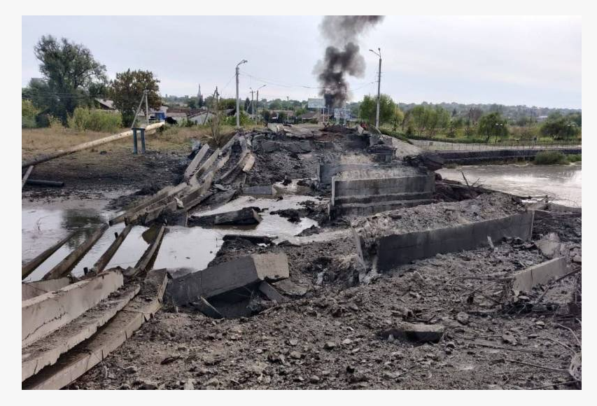 Бахмутка Артемовск. Подрыв моста в Бахмуте. Разрушенный мост.